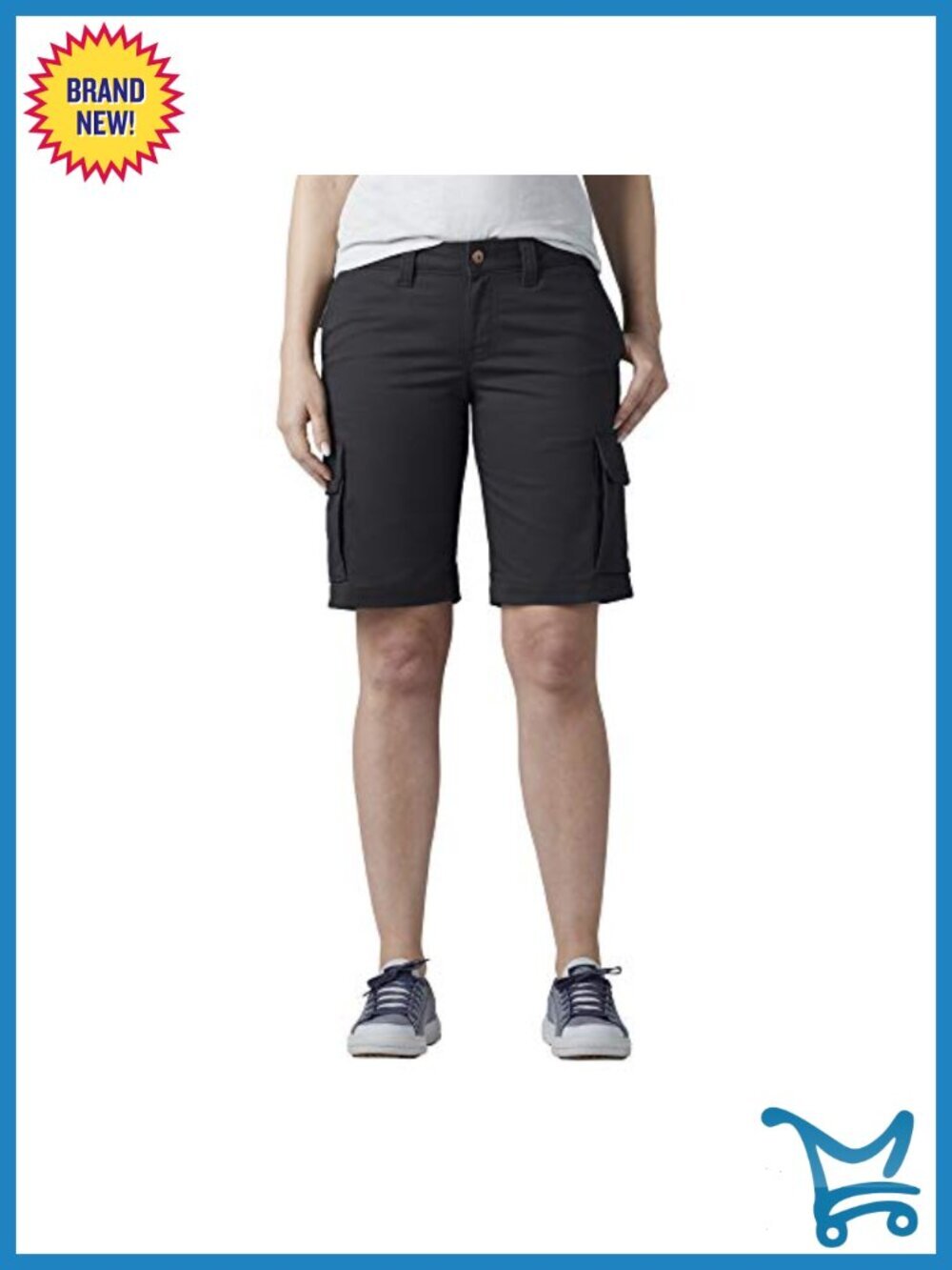 Relaxed Fit Stretch Cargo Shorts 11" Inseam